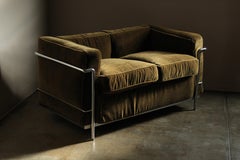 Canapé « LC2 Petit Modèle » de Le Corbusier pour Cassina, années 1980