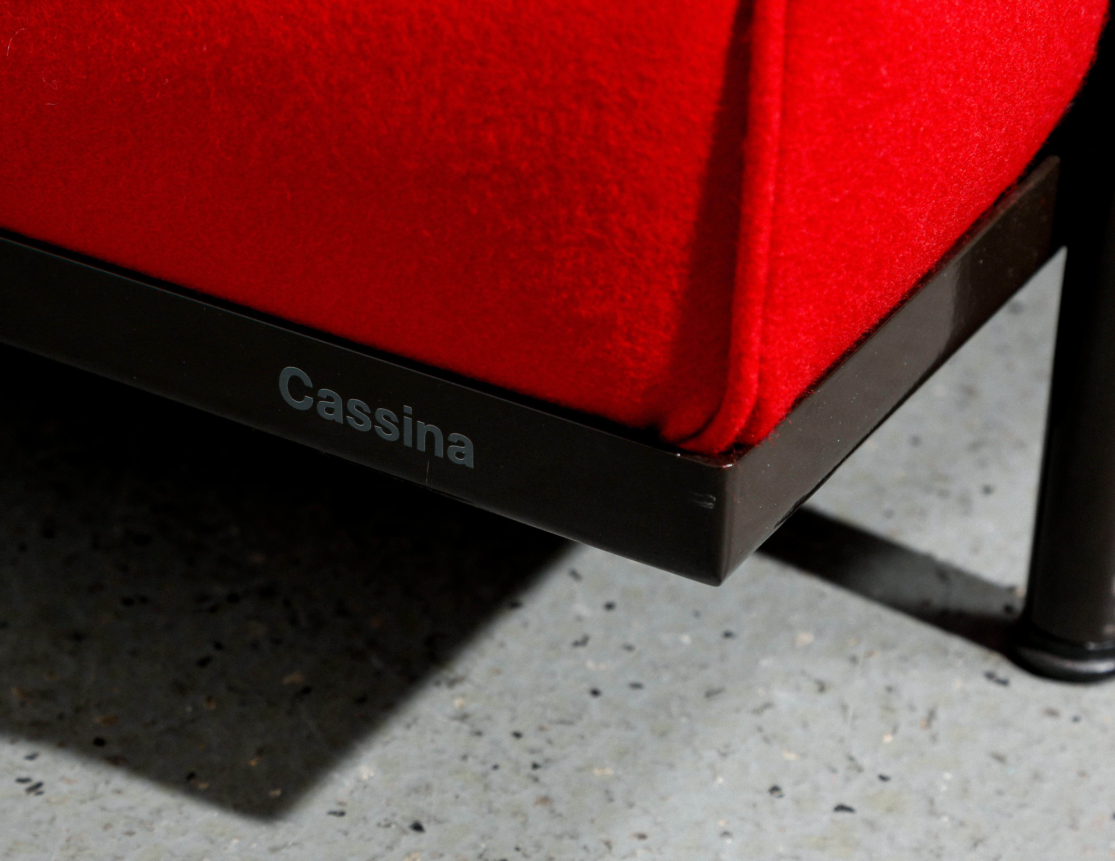 Fin du 20e siècle Petite chaise longue Le Corbusier Lc2 de Cassina en vente
