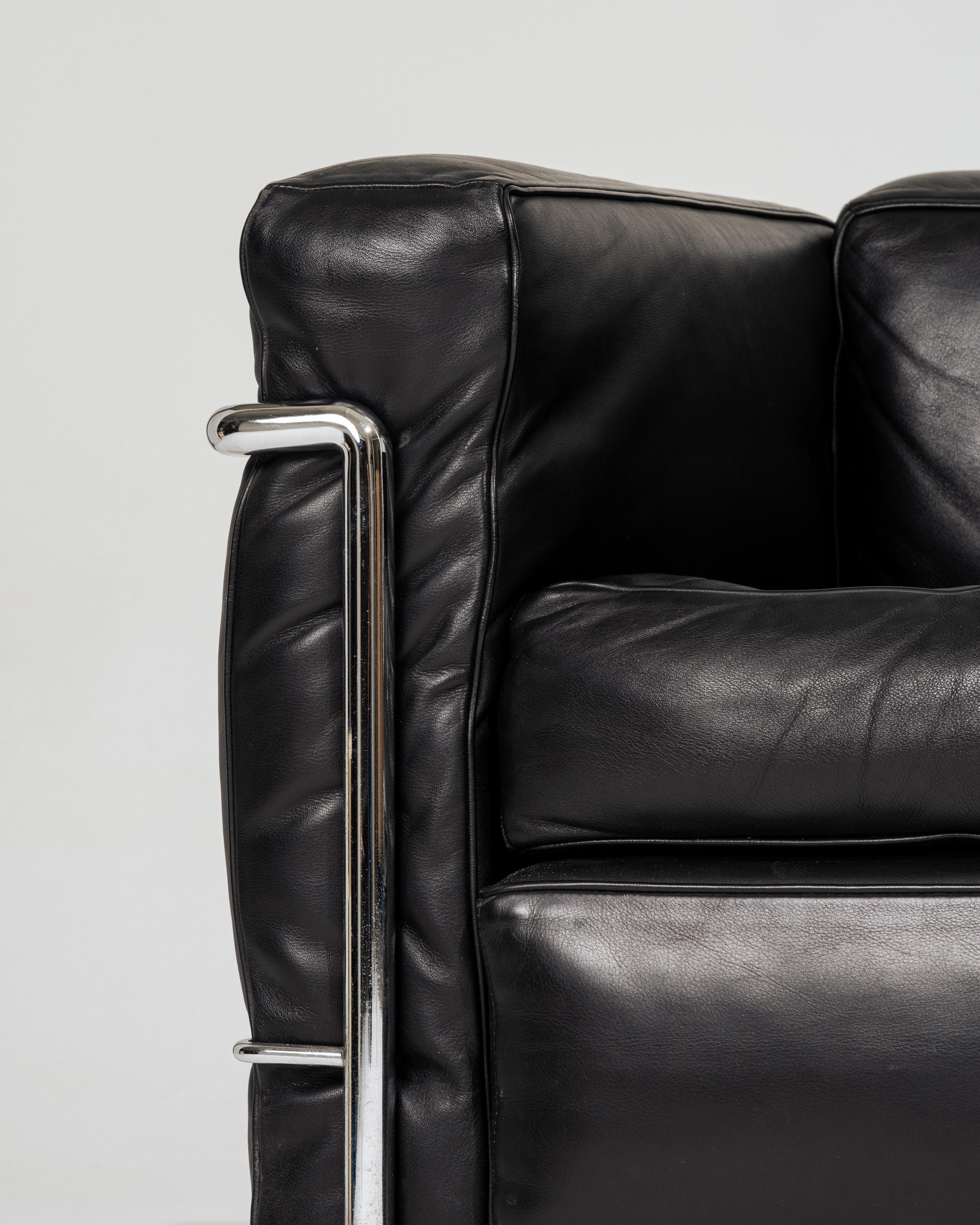 Le Corbusier LC2 Sofa, Cassina, 1960er Jahre im Angebot 6