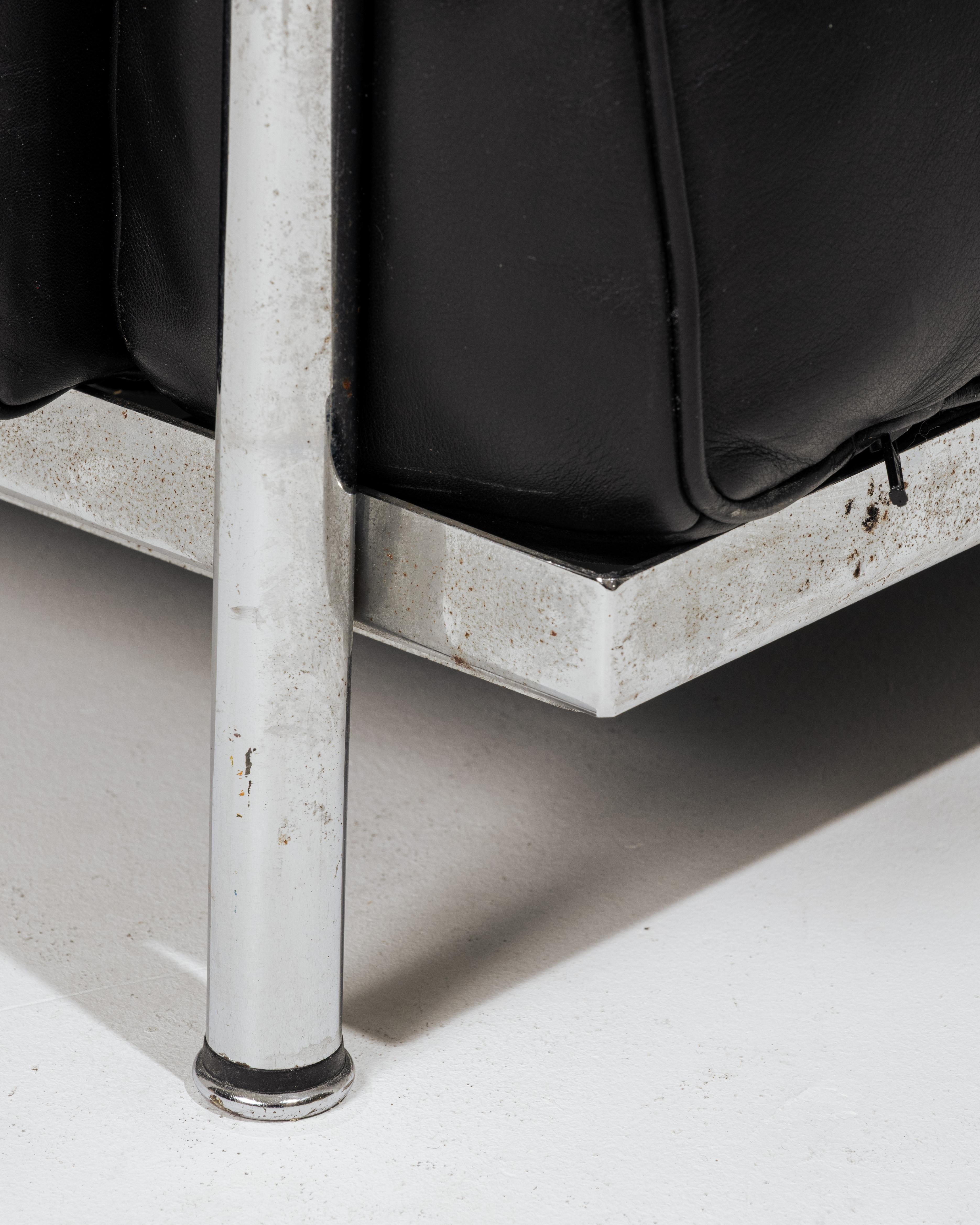 Le Corbusier LC2 Sofa, Cassina, 1960er Jahre im Angebot 8