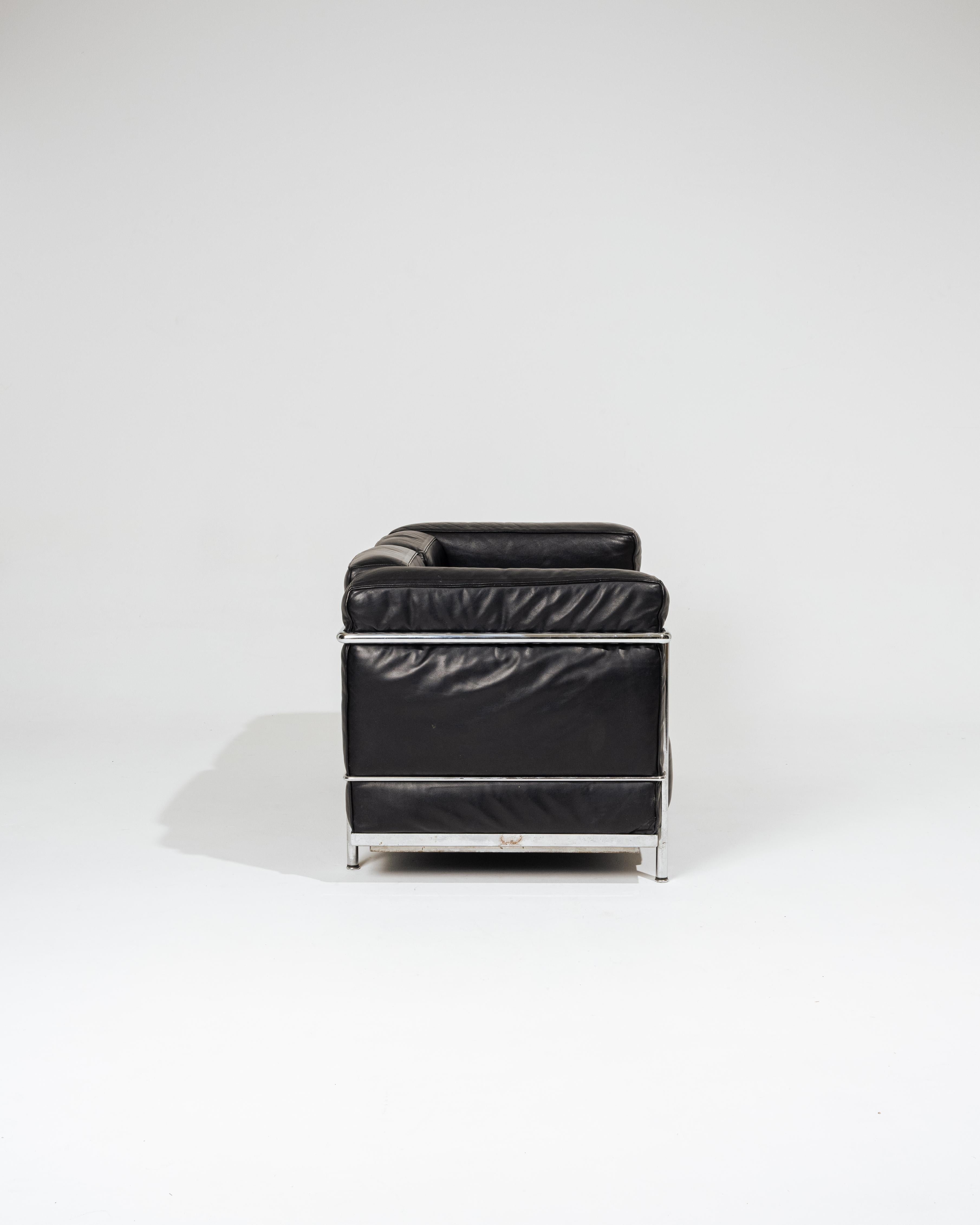 Le Corbusier LC2 Sofa, Cassina, 1960er Jahre im Angebot 1