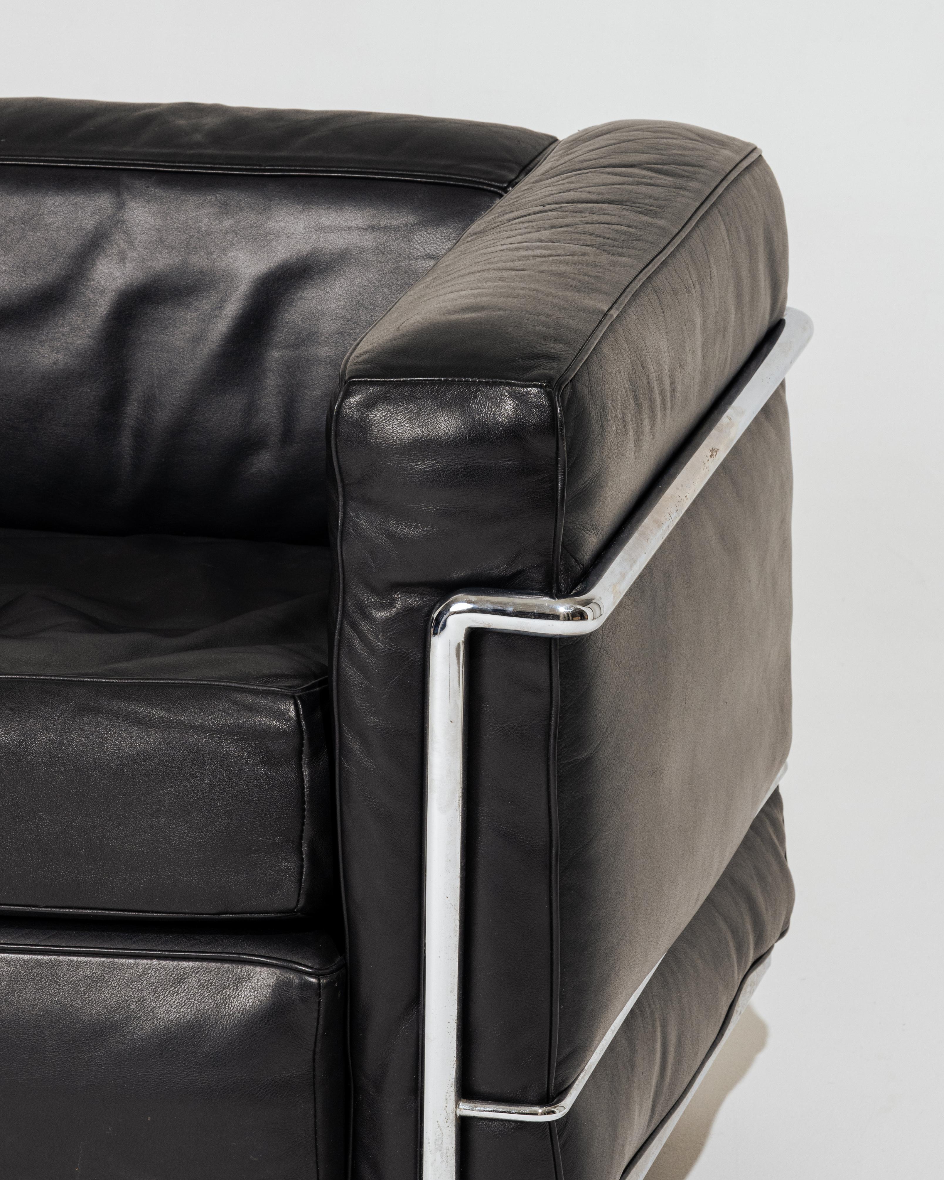 Le Corbusier LC2 Sofa, Cassina, 1960er Jahre im Angebot 4