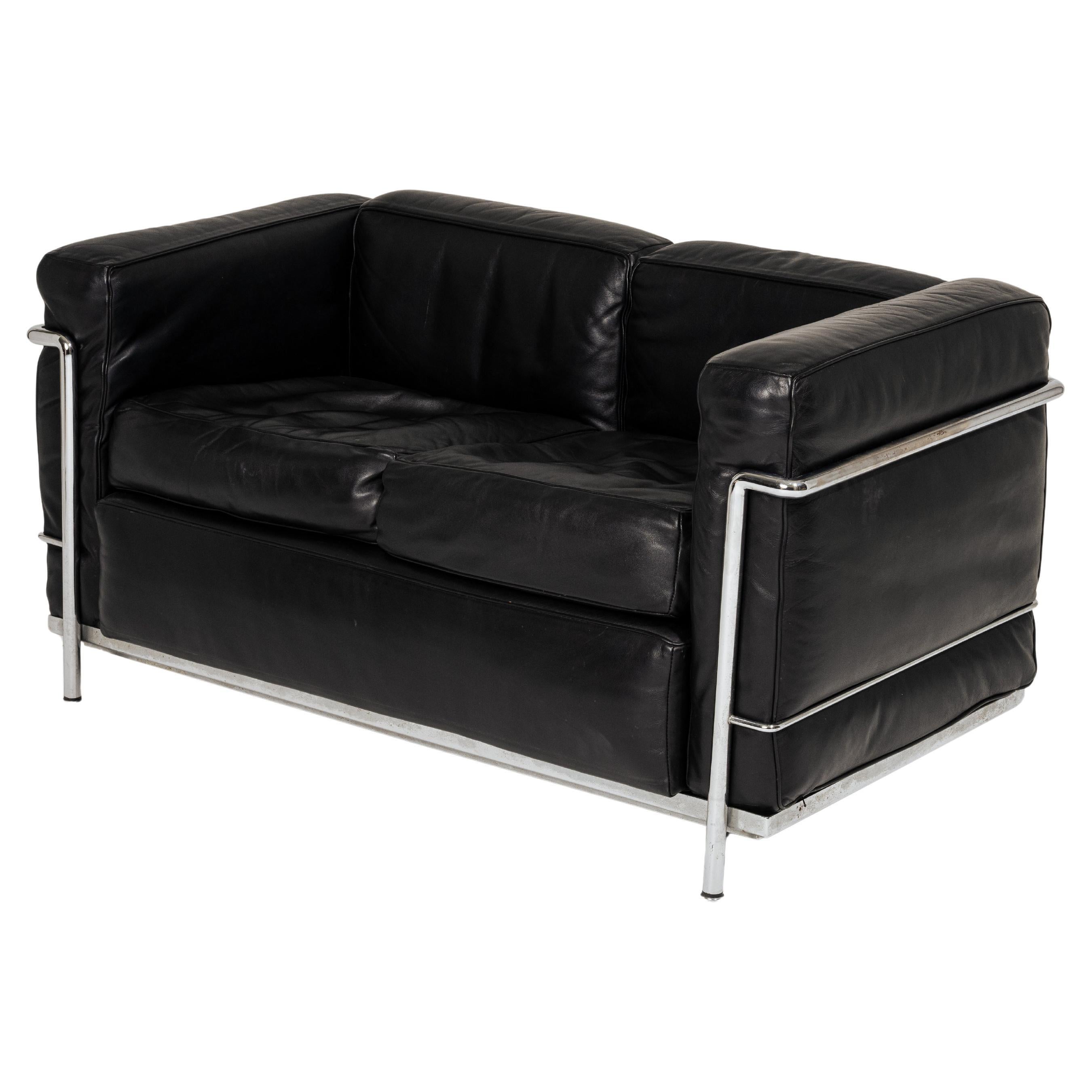 Le Corbusier LC2 Sofa, Cassina, 1960er Jahre im Angebot