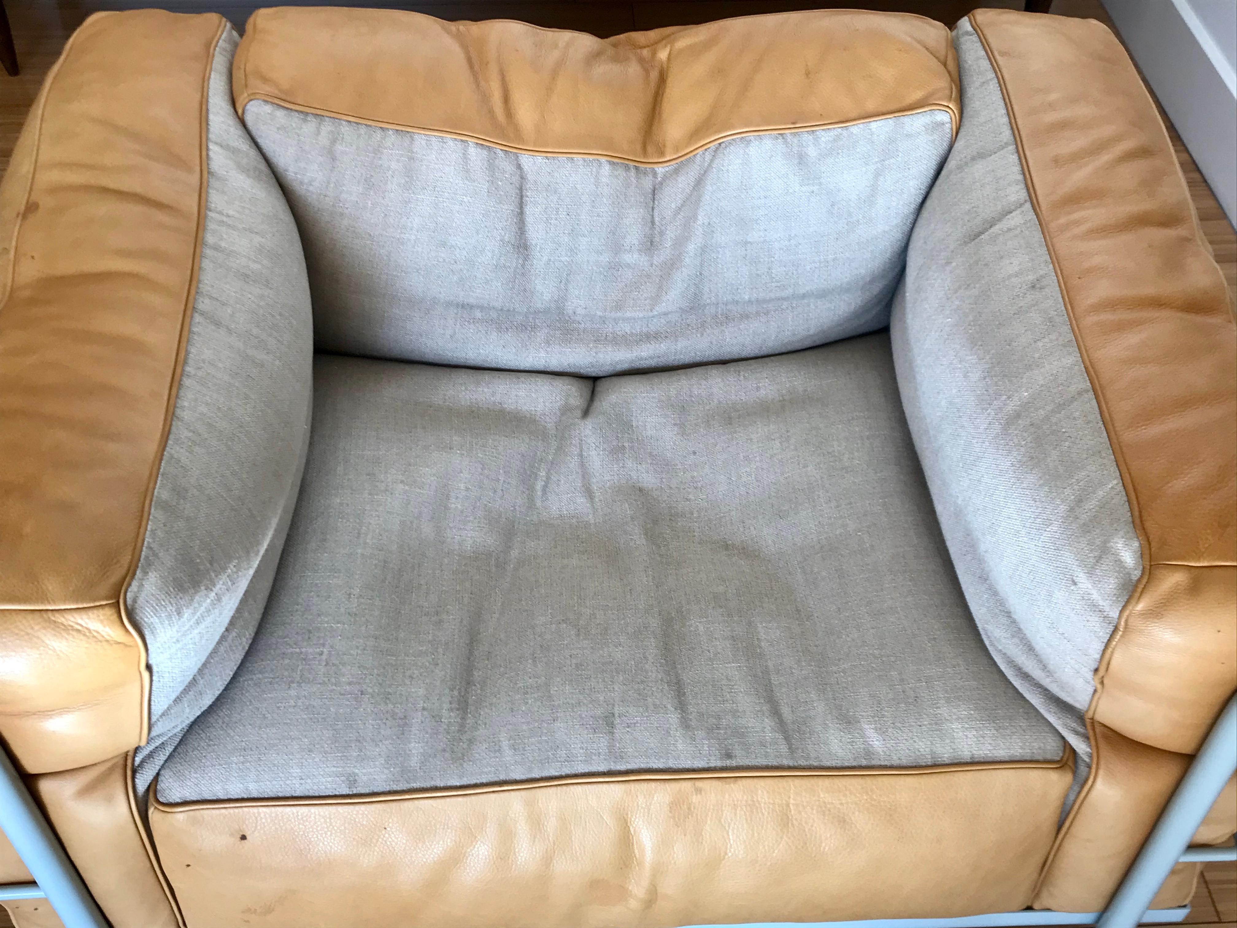 Le Corbusier LC3 Grand Comfort Lounge Chair Cassina 2008 In Good Condition In Los Angeles, CA