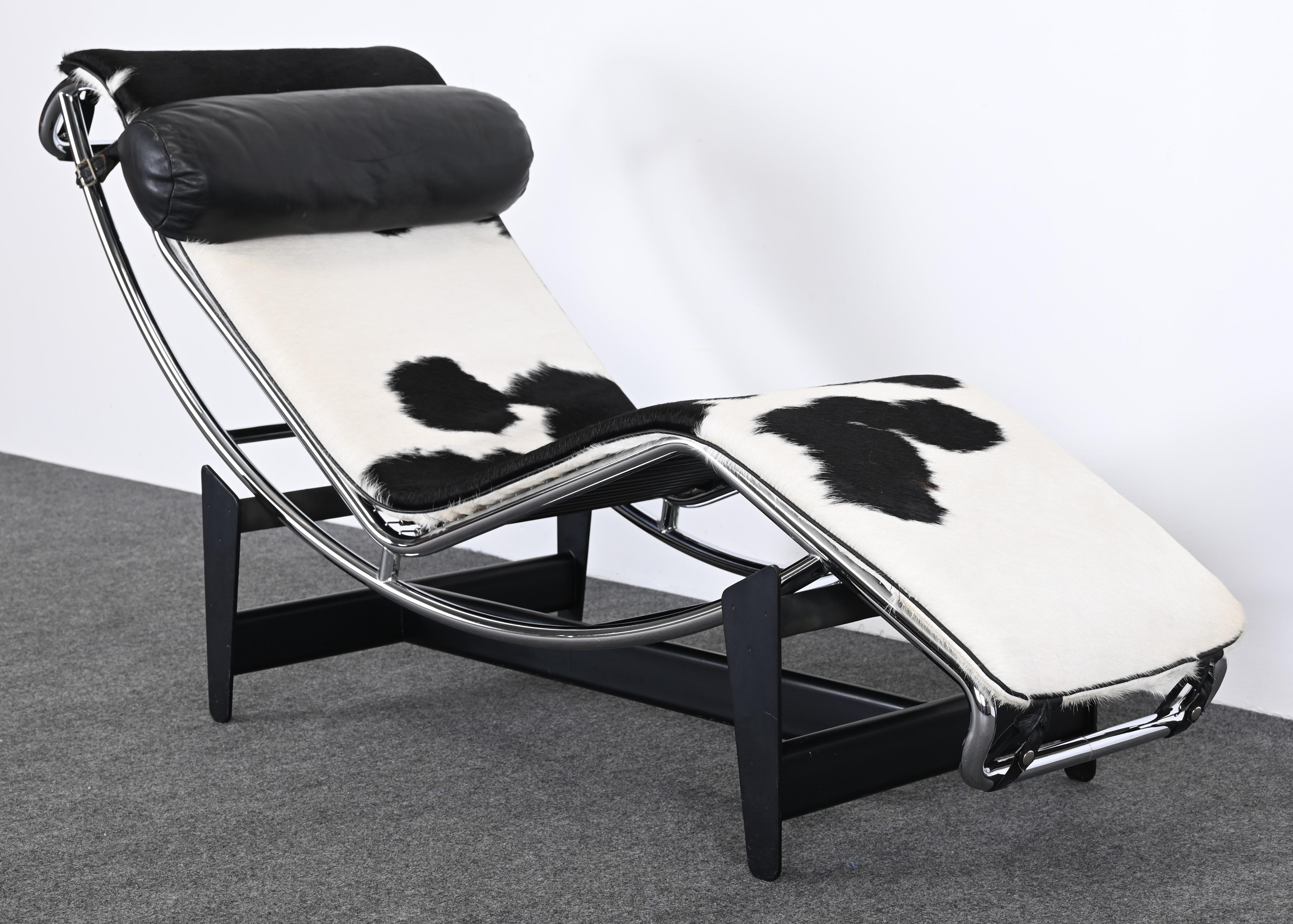 Italian Le Corbusier LC4 by Charlotte Perriand and Pierre Jeanneret for Cassina, 1960s