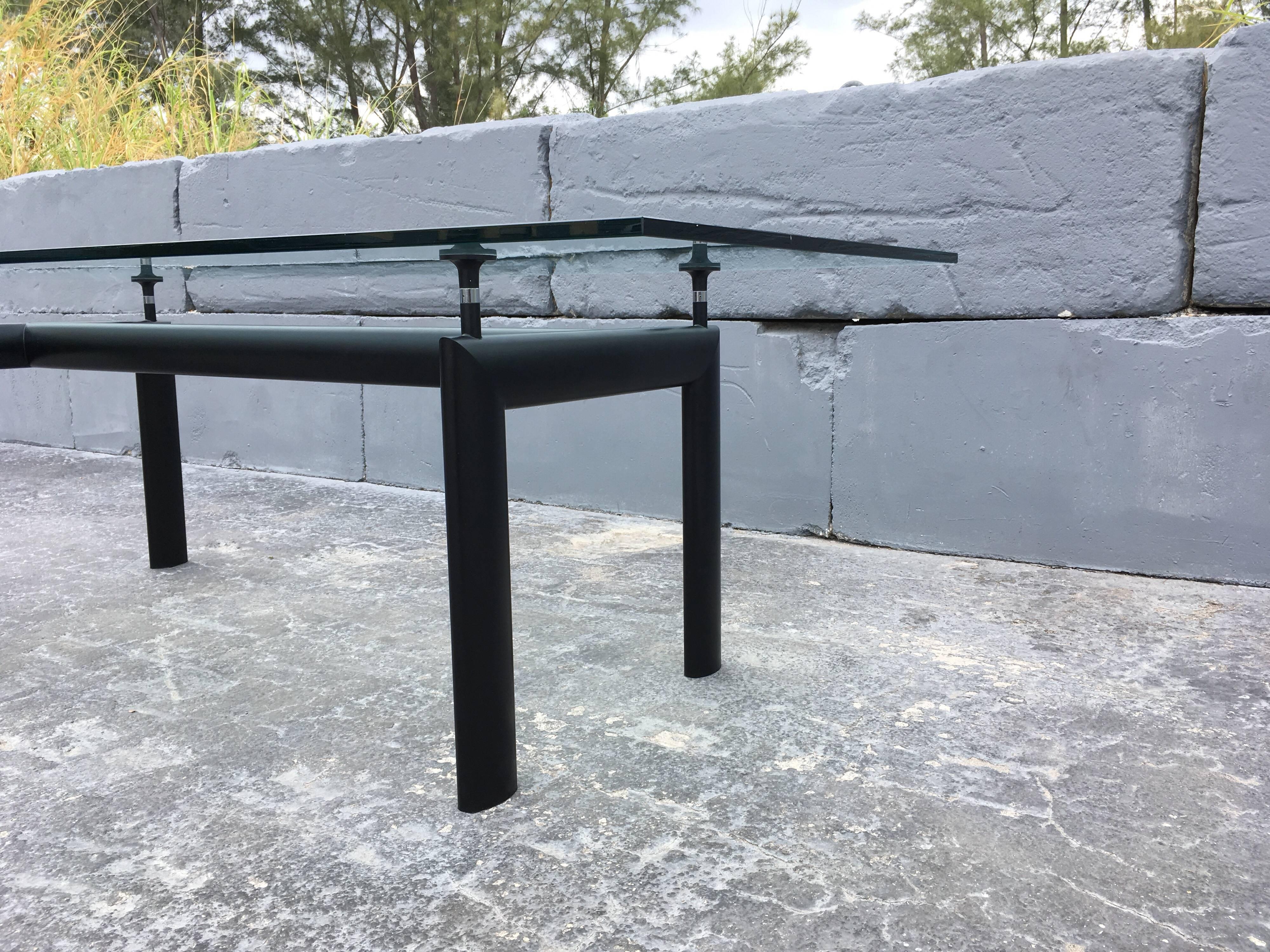 Italian Le Corbusier LC6 Dining Table by Cassina