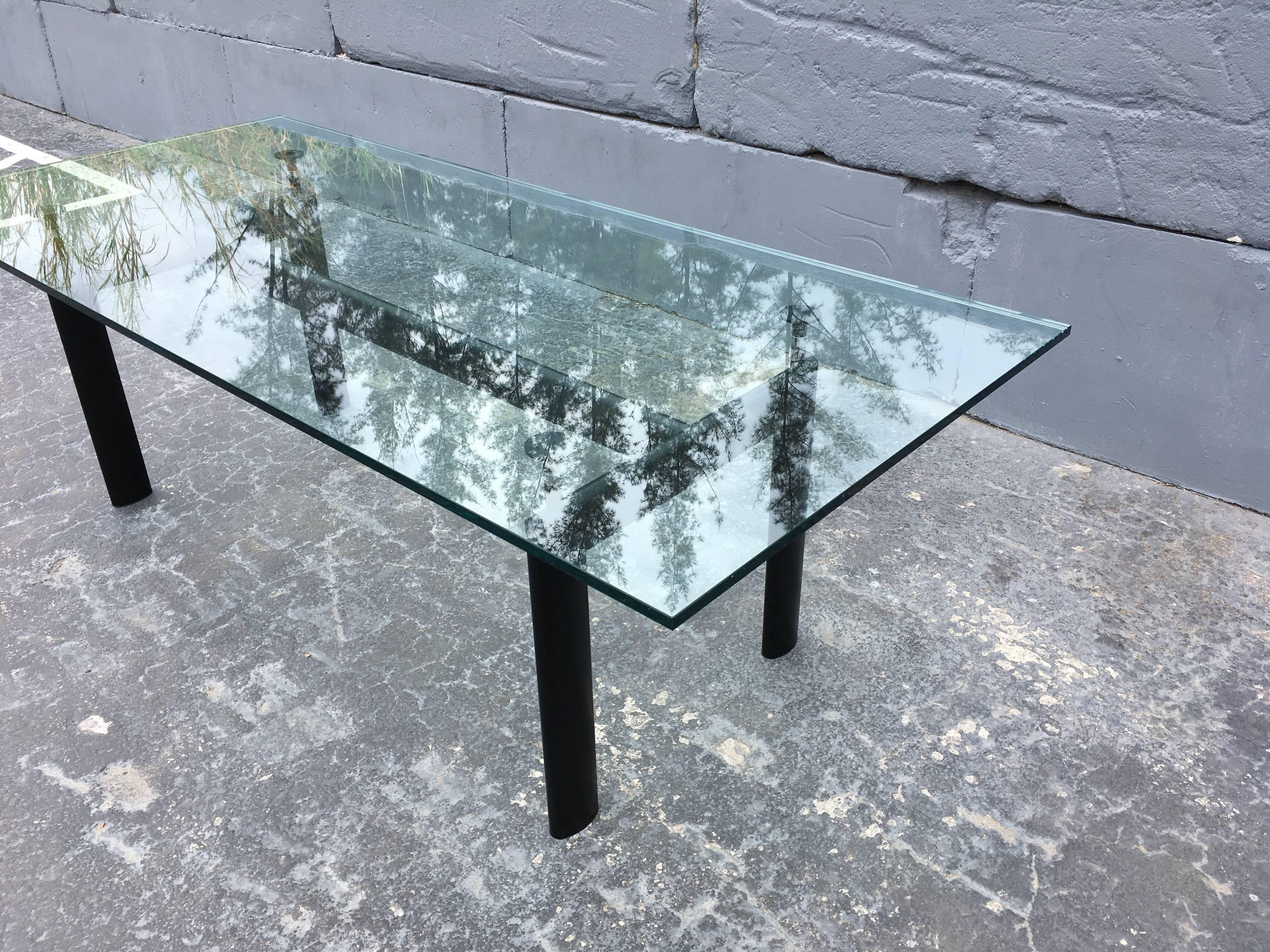 Le Corbusier LC6 Dining Table by Cassina In Good Condition In Miami, FL