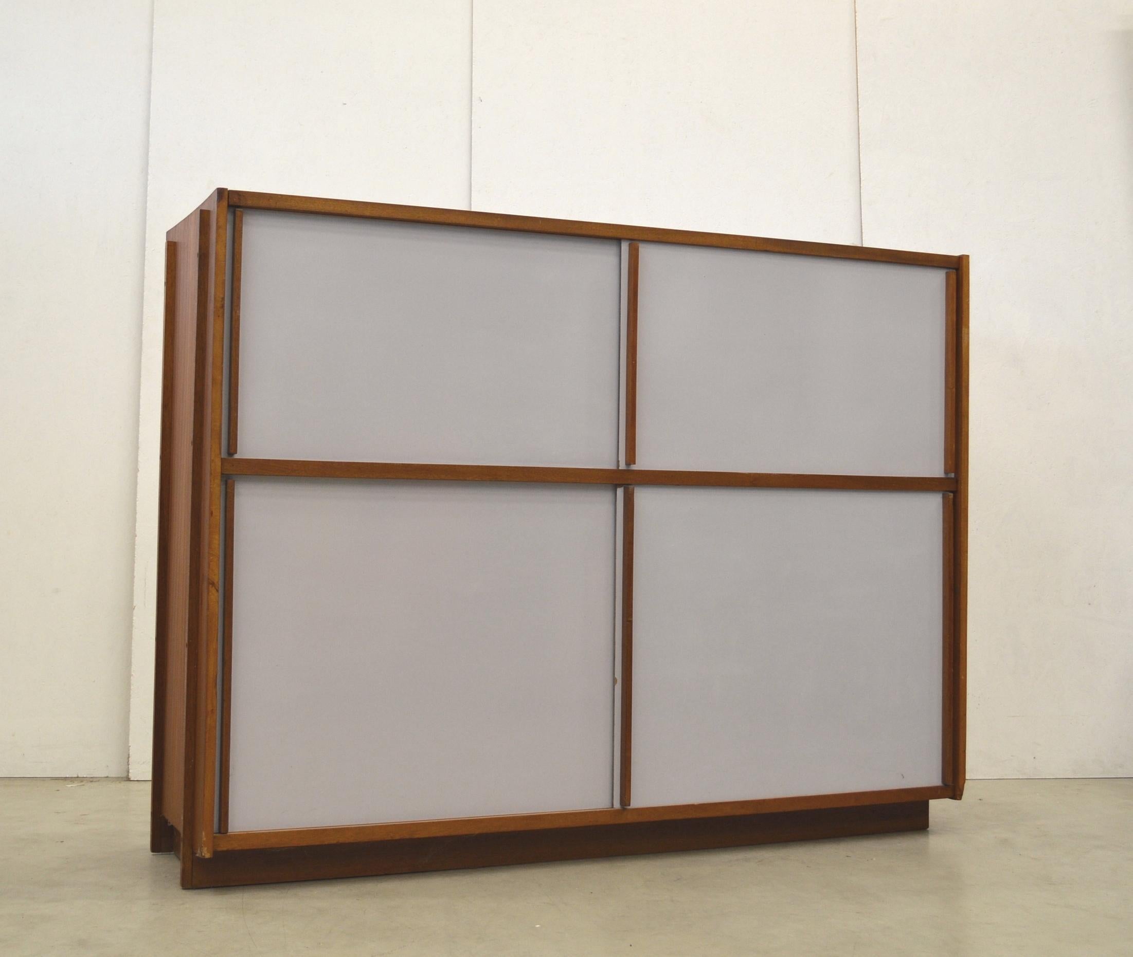 French Le Corbusier Les Unites d´Habitation Room Divider Cabinet Firminy 1960s For Sale