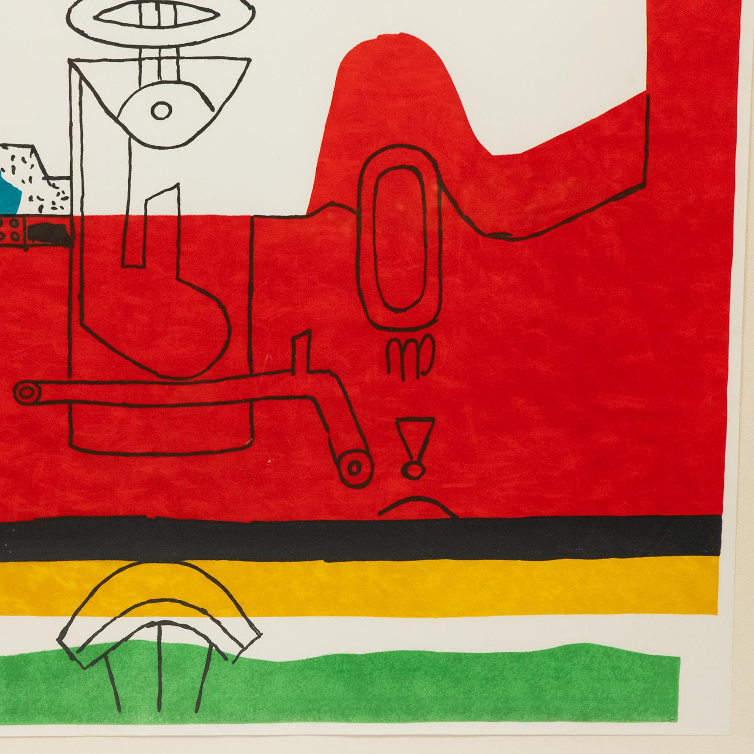 Le Corbusier Litografia Su carta, Totem In condizioni buone in vendita a Toronto, ON
