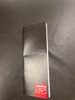 Le Corbusier Lounge Chair LC4 , Black Leather, For Cassina