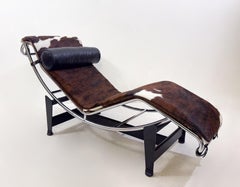 Le Corbusier Lounge Chair LC4 For Cassina, Italy