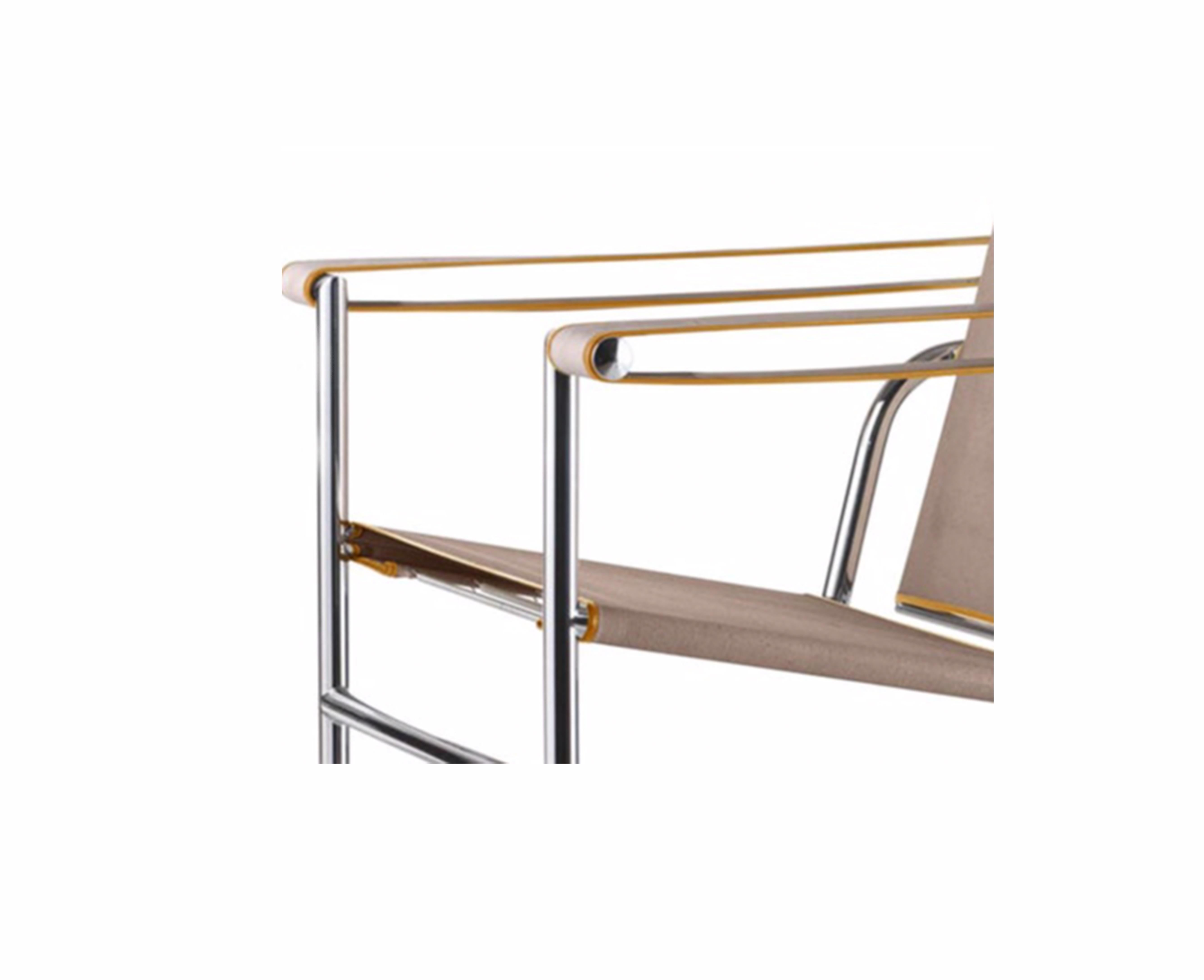Le Corbusier, P. Jeanneret, C. Perriand LC1 UAM-Stuhl von Cassina (Moderne der Mitte des Jahrhunderts)