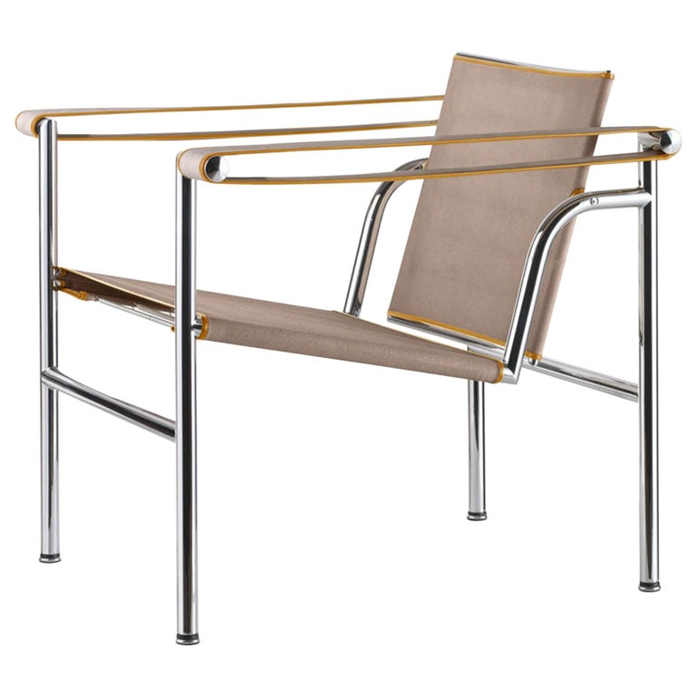 Le Corbusier, P. Jeanneret, C. Perriand LC1 UAM Chair by Cassina For Sale