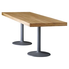 LC11 Table Pieds Corolle Plateau Bois par Le Corbusier pour Cassina