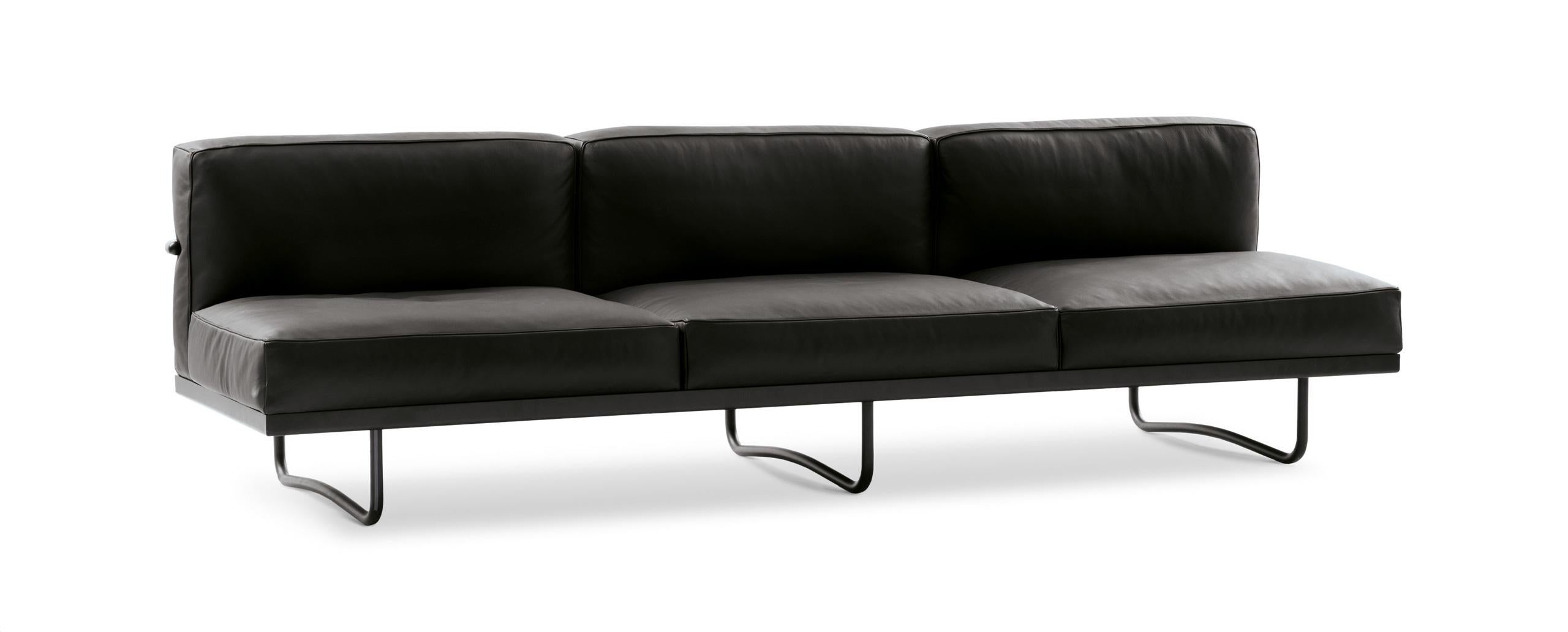 Sofa designed by Le Corbusier, Pierre Jeanneret, Charlotte Perriand in 1934. Relaunched by Cassina in 2014. Manufactured by Cassina in Italy.

Contemporary and comfortable lines for this sofa that was designed by Le Corbusier for his Paris