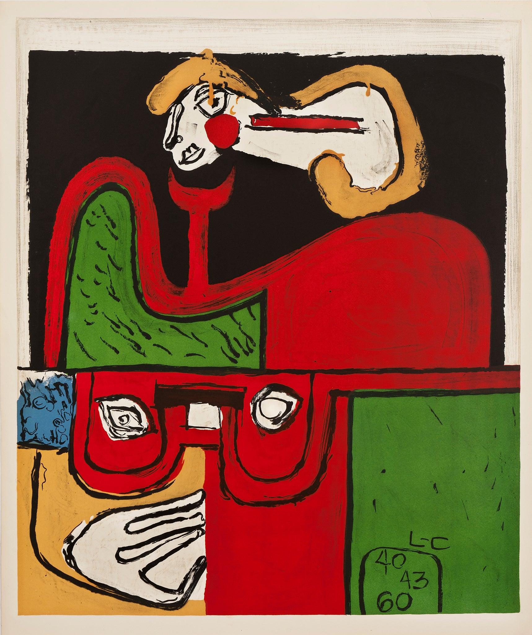Künstler: Le Corbusier

Medium: Lithographie, 1960

Abmessungen: 30 x 25,5 Zoll, 76,2 x 64,8 cm

Velin d'Arches - Sehr guter Zustand A

Le Corbusier war ein visionärer Architekt, Schriftsteller, Theoretiker und Maler. Der als Charles-Édouard