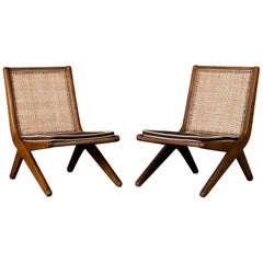 Le Corbusier Pair of Lounge Chairs