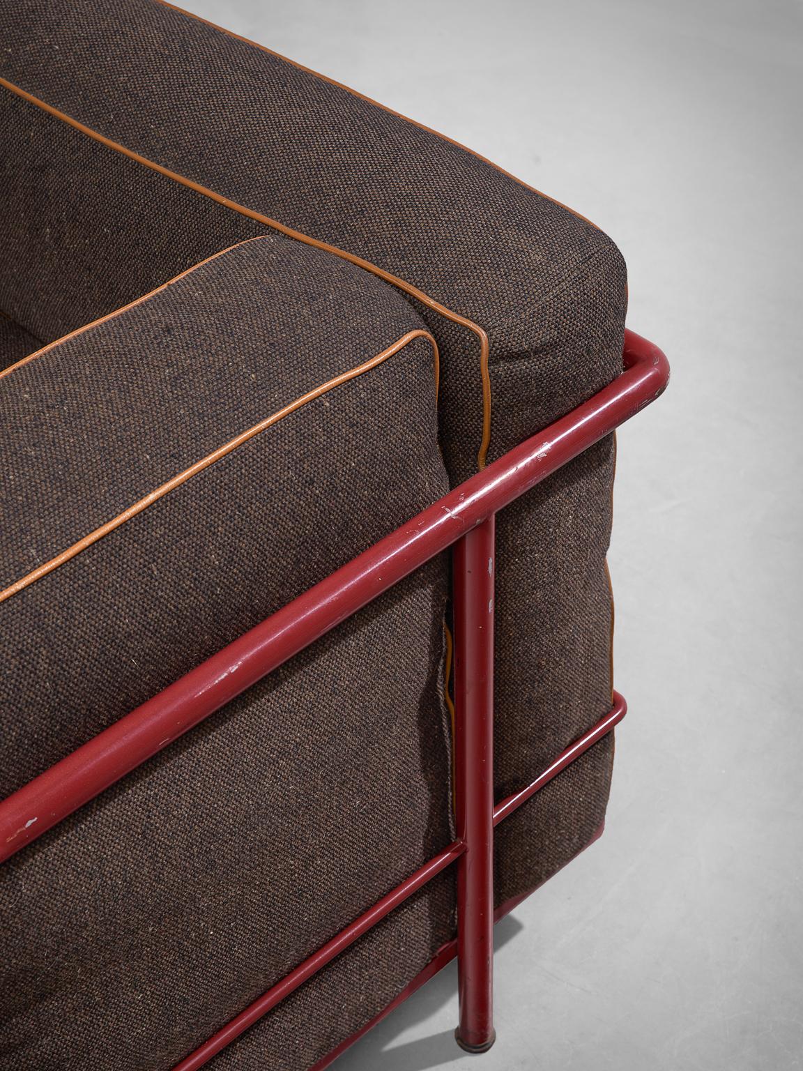 Mid-Century Modern Le Corbusier, Perriand and Jeanneret LC2 Set for Cassina
