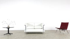 Le Corbusier Piere Jeanneret Charlotte Perriand  LC2 Two-Seat Sofa by Cassina