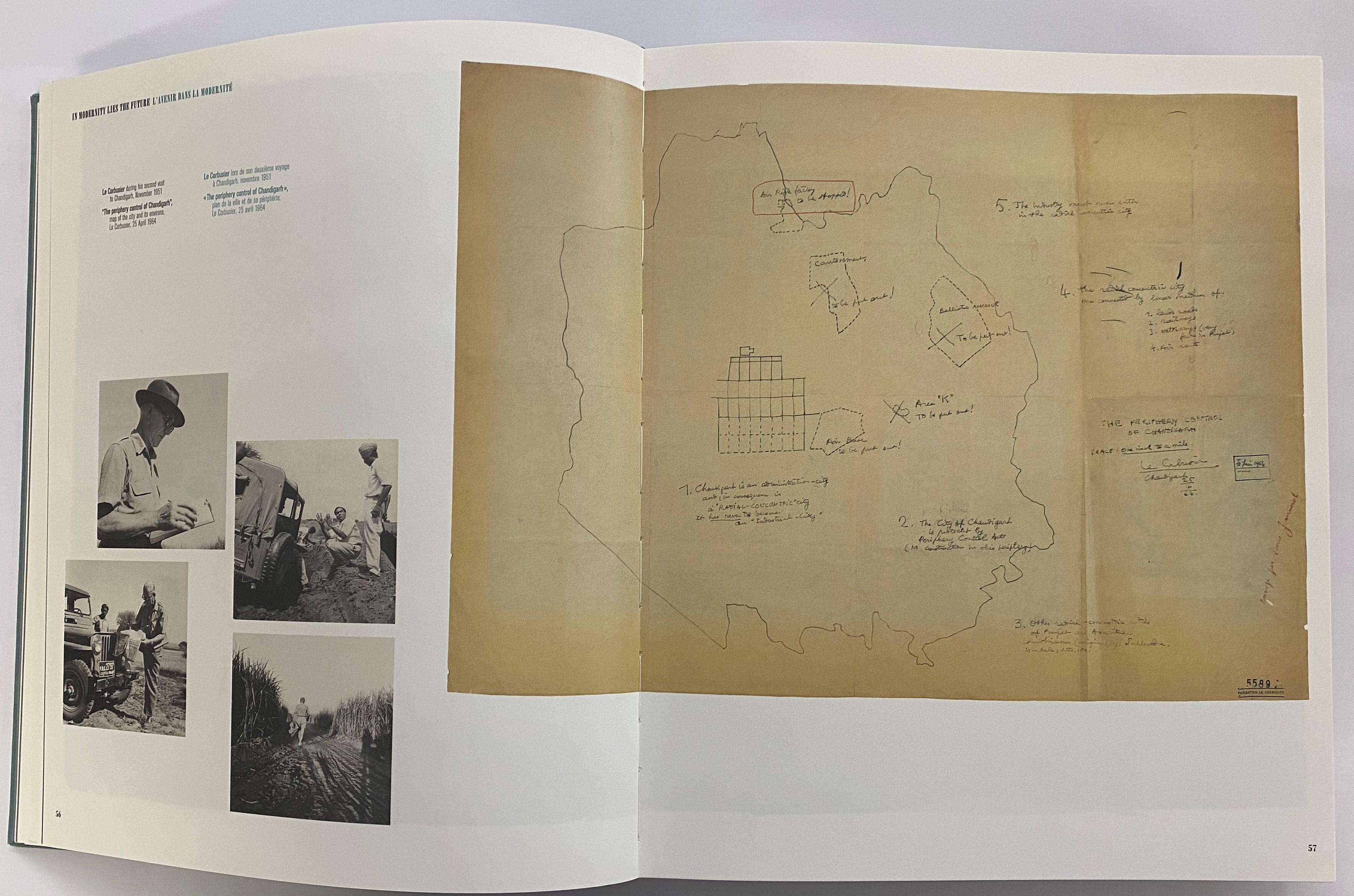 20ième siècle Le Corbusier Pierre Jeanneret : Chandigarth, Inde, 1951-66 (Livre) en vente