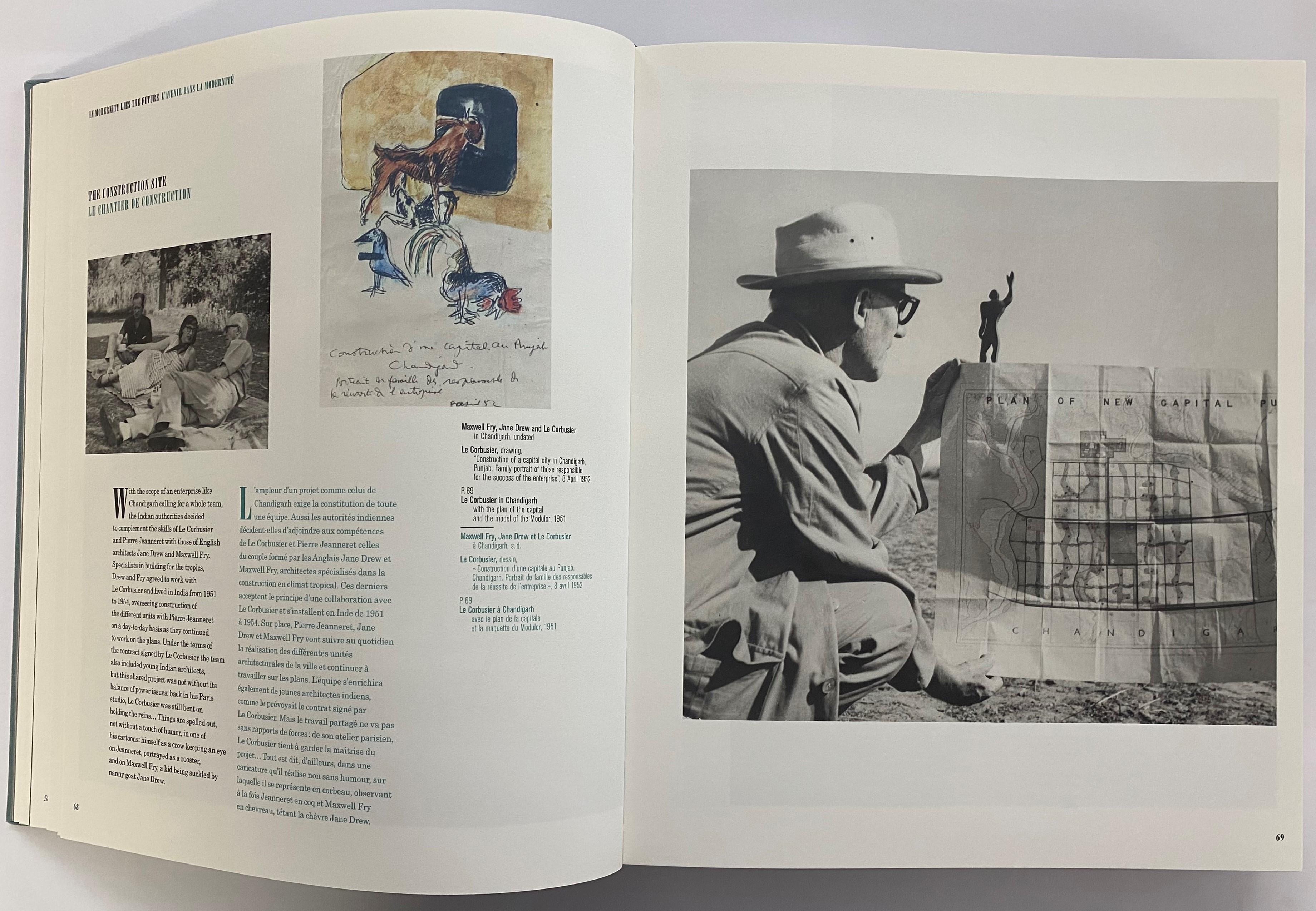 Papier Le Corbusier Pierre Jeanneret : Chandigarth, Inde, 1951-66 (Livre) en vente