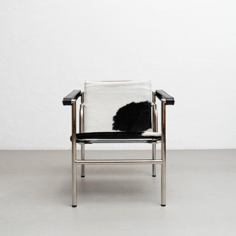 Le Corbusier, Pierre Jeanneret, Charlotte Perriand LC1 Chair by Cassina In Good Condition For Sale In Barcelona, Barcelona