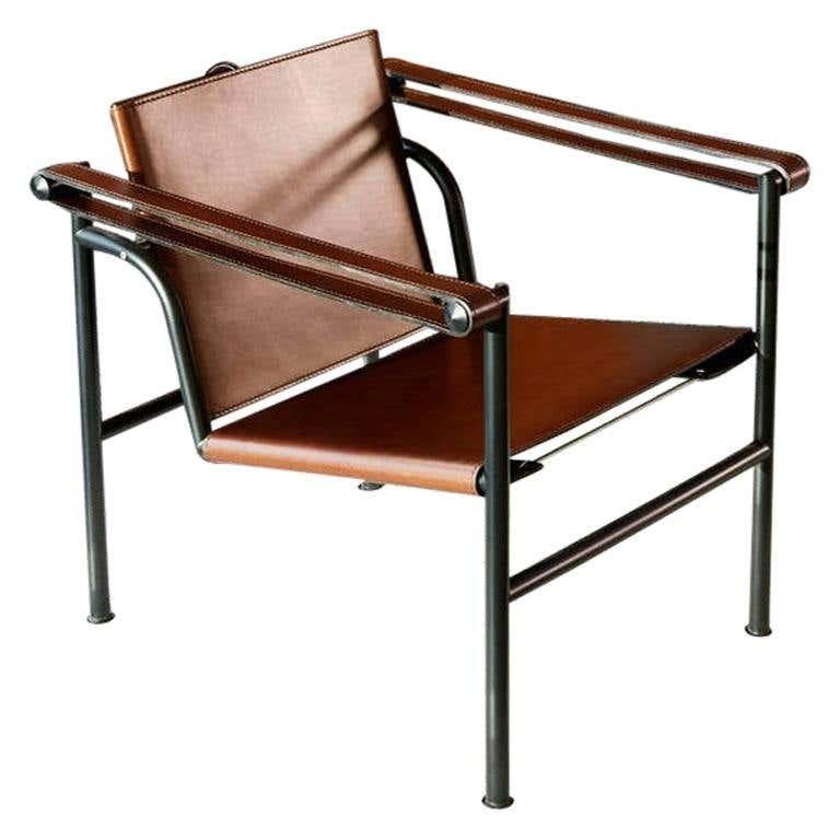 Italian Le Corbusier, Pierre Jeanneret, Charlotte Perriand LC1 Chair by Cassina For Sale