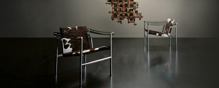 Contemporary Le Corbusier, Pierre Jeanneret, Charlotte Perriand LC1 Chair by Cassina For Sale