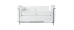 Le Corbusier, Pierre Jeanneret, Charlotte Perriand Lc2 Divano Two-Seat Sofa