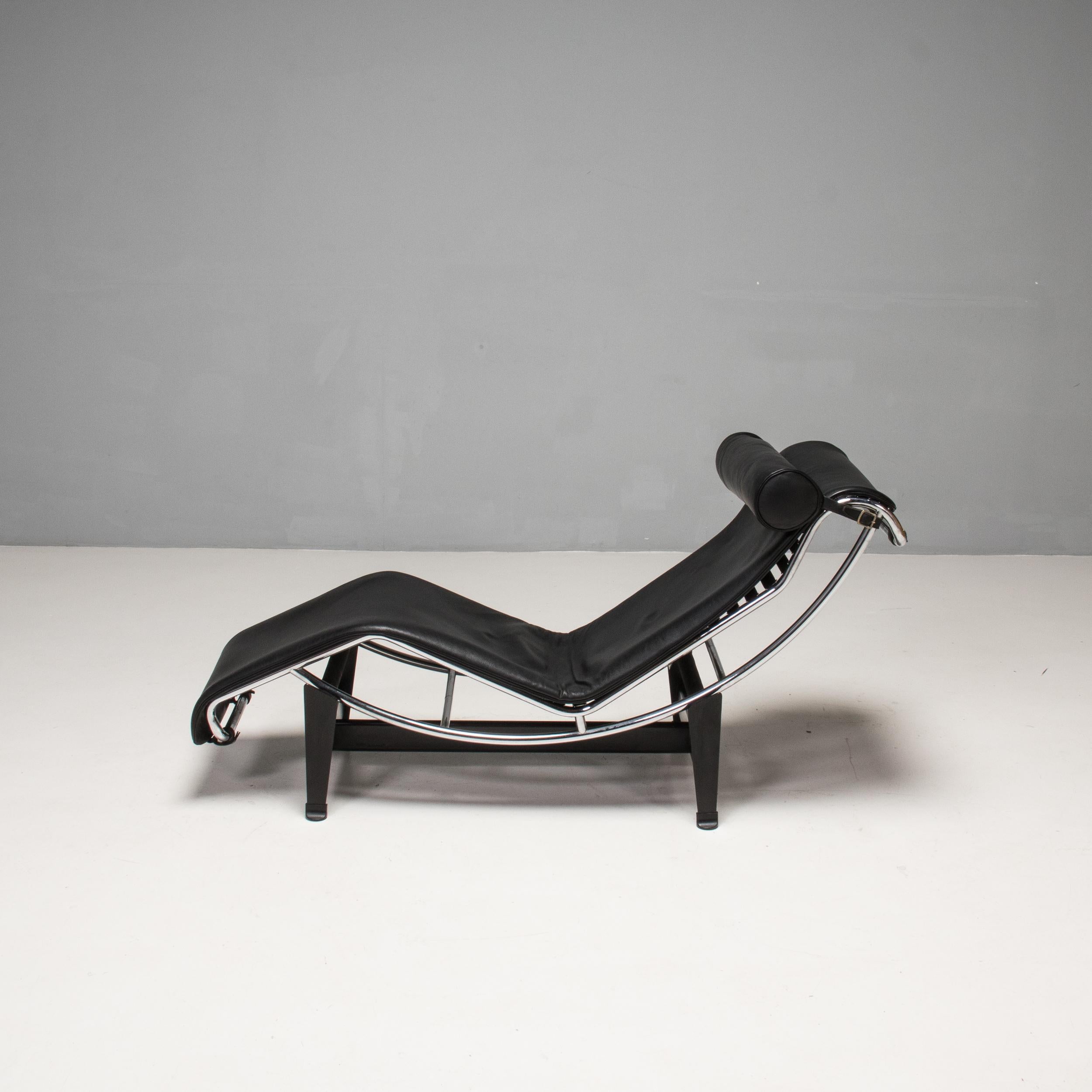 Italian Le Corbusier, Pierre Jeanneret & Charlotte Perriand LC4 Chaise Lounge by Cassina
