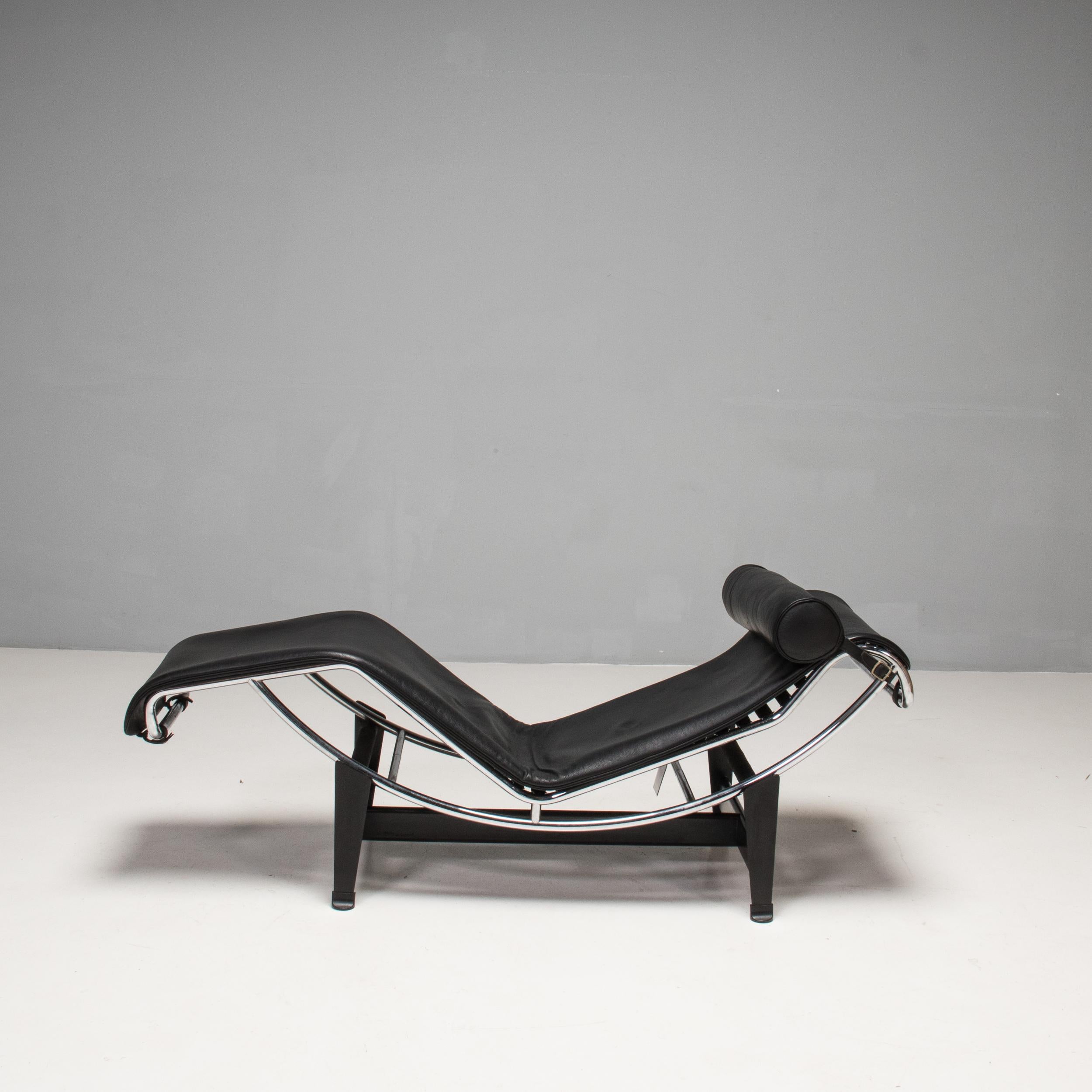 Le Corbusier, Pierre Jeanneret & Charlotte Perriand LC4 Chaise Lounge by Cassina In Good Condition In London, GB