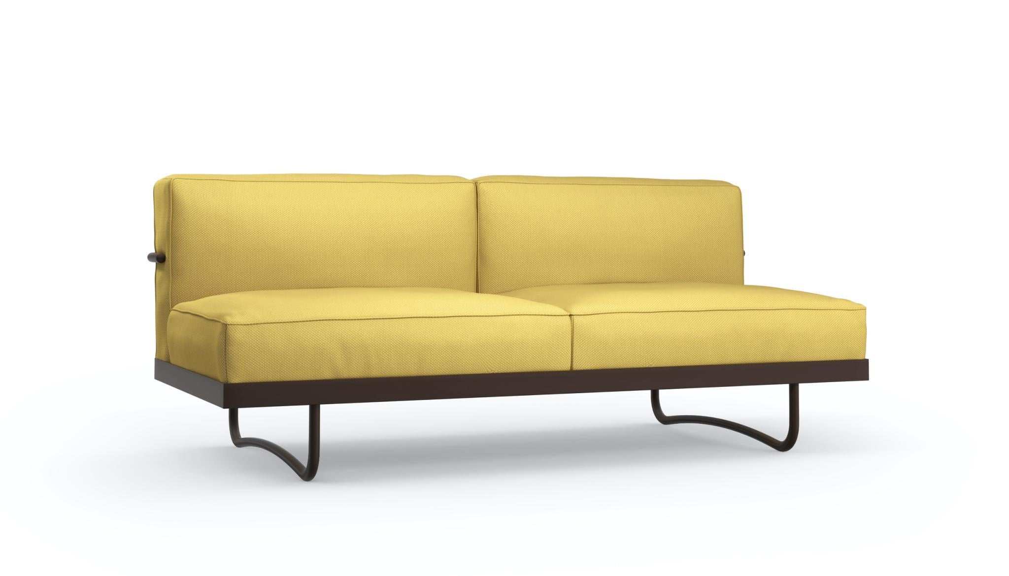 Mid-Century Modern Le Corbusier, Pierre Jeanneret, Charlotte Perriand LC5 Sofa by Cassina For Sale