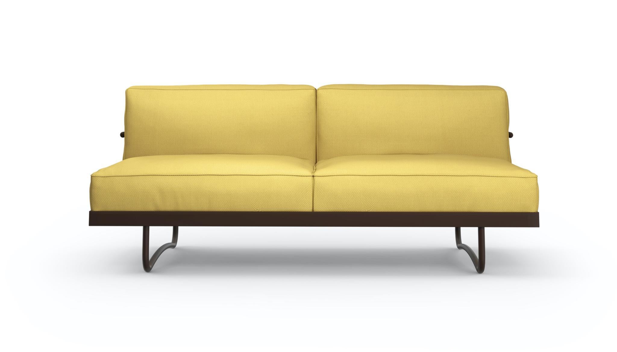 Italian Le Corbusier, Pierre Jeanneret, Charlotte Perriand LC5 Sofa by Cassina