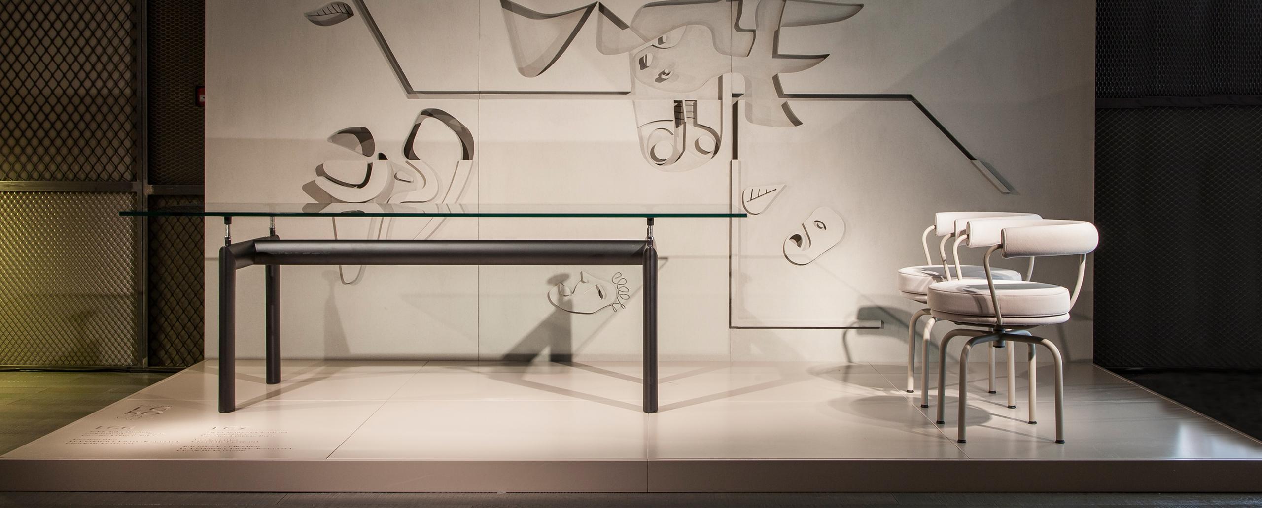 Le Corbusier, Pierre Jeanneret, Charlotte Perriand, Lc6 Tisch von Cassina (Italienisch) im Angebot