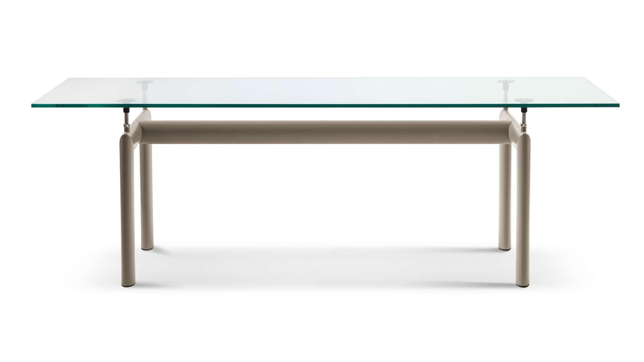 Acier Table LC6 Le Corbusier, Pierre Jeanneret, Charlotte Perriand pour Cassina en vente