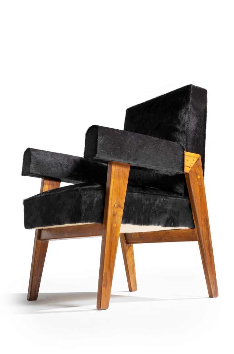 Mid-20th Century Le Corbusier & Pierre Jeanneret, LC/PJ-SI-41-A, Advocate and Press Chair For Sale