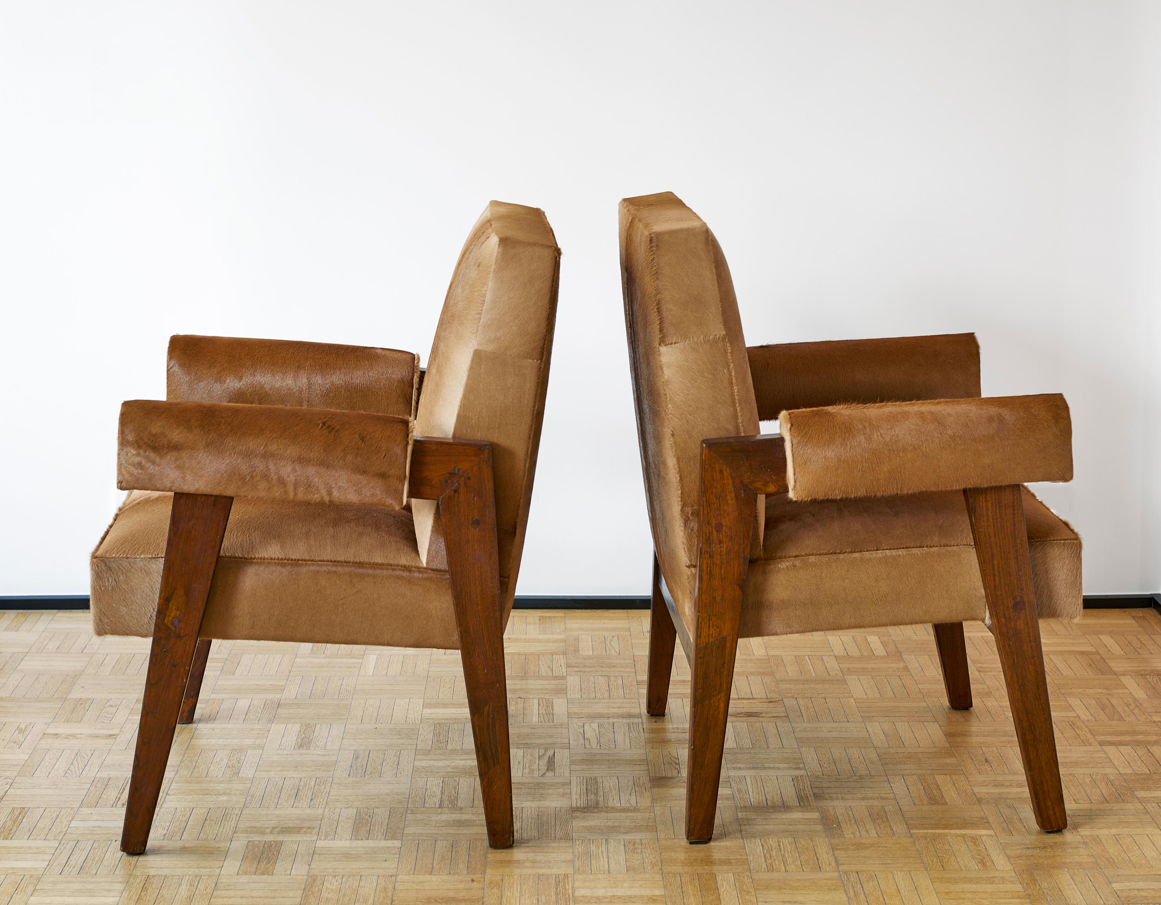 Le Corbusier & Pierre Jeanneret, LC/PJ-SI-41-A, fauteuil d'avocat et fauteuil de presse Bon état - En vente à Paris, FR