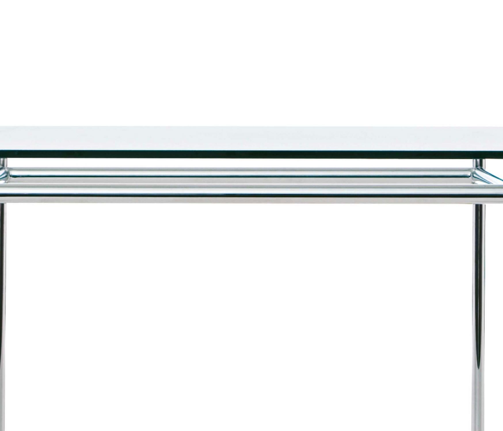 Le Corbusier , Pierre Jeanneret LC2 Tisch La Roche Für Cassina (Glas) im Angebot