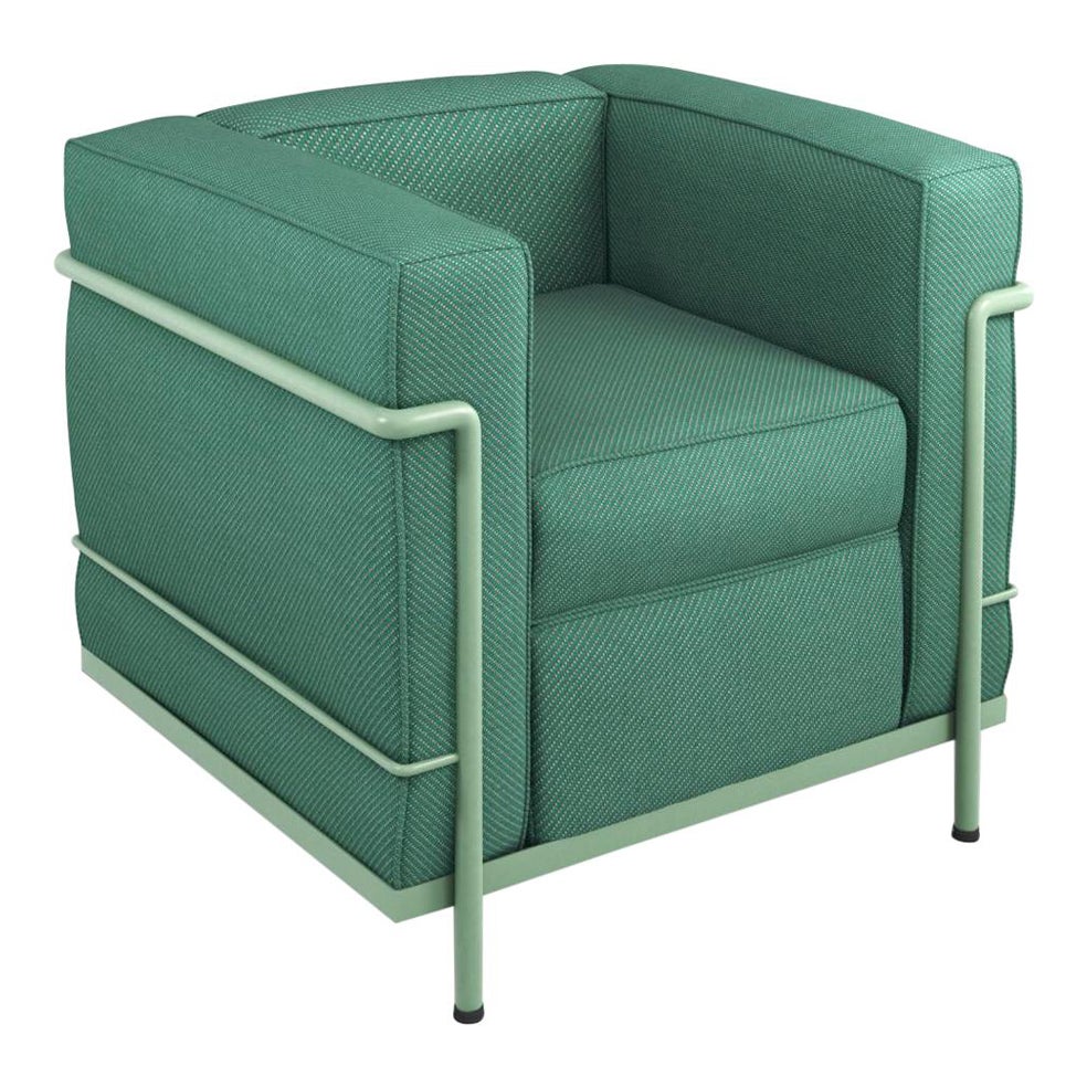 Fauteuil Poltrona LC2 de Charlotte Perriand pour Le Corbusier, P.Jeanneret pour Cassina