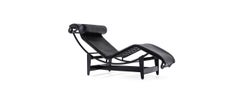 Le Corbusier, P.Jeanneret, Charlotte Perriand Lc4 Noire Chaise Lounge by Cassina