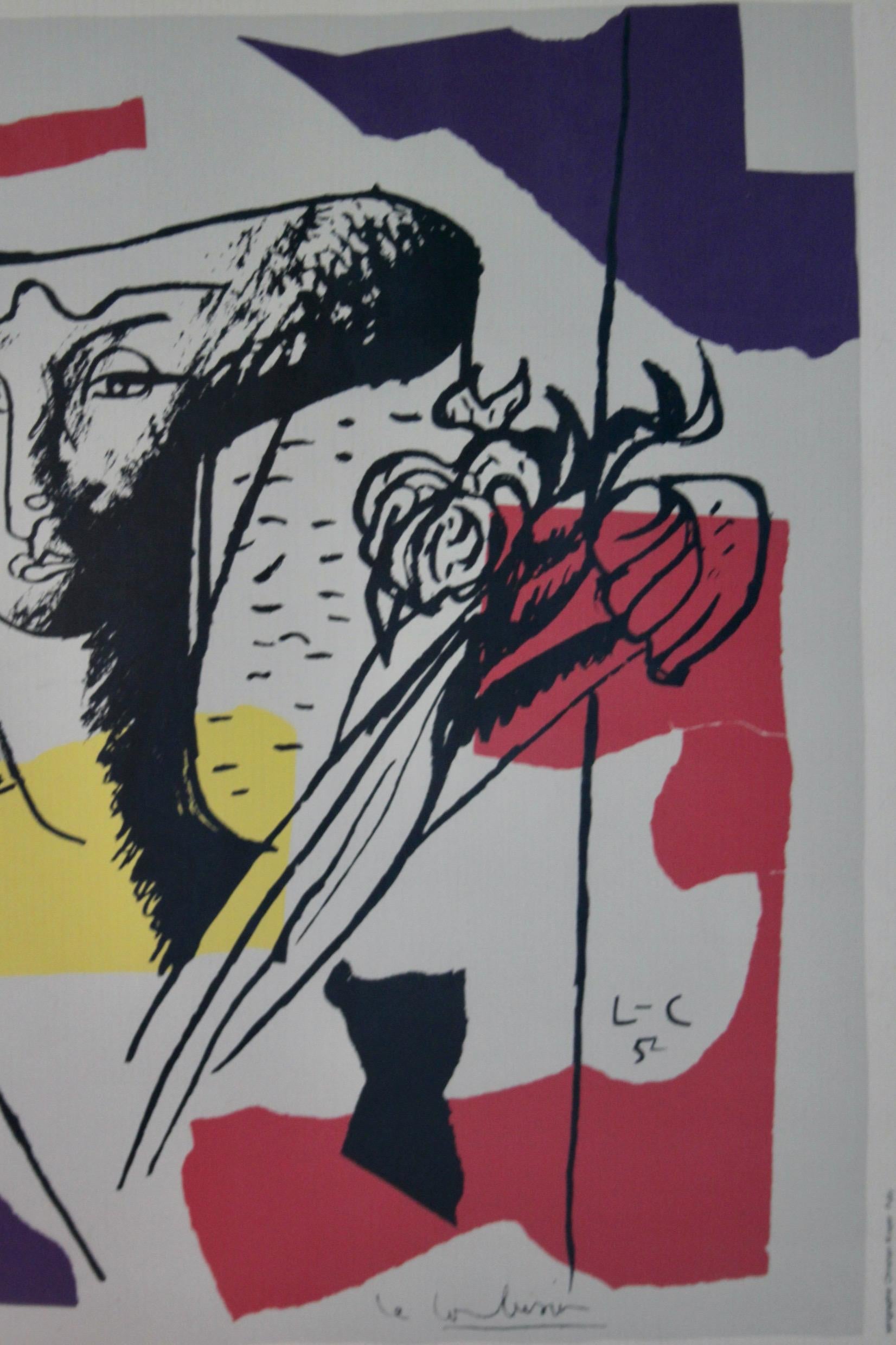 Cartel de Le Corbusier en Bueno estado para la venta en grand Lancy, CH
