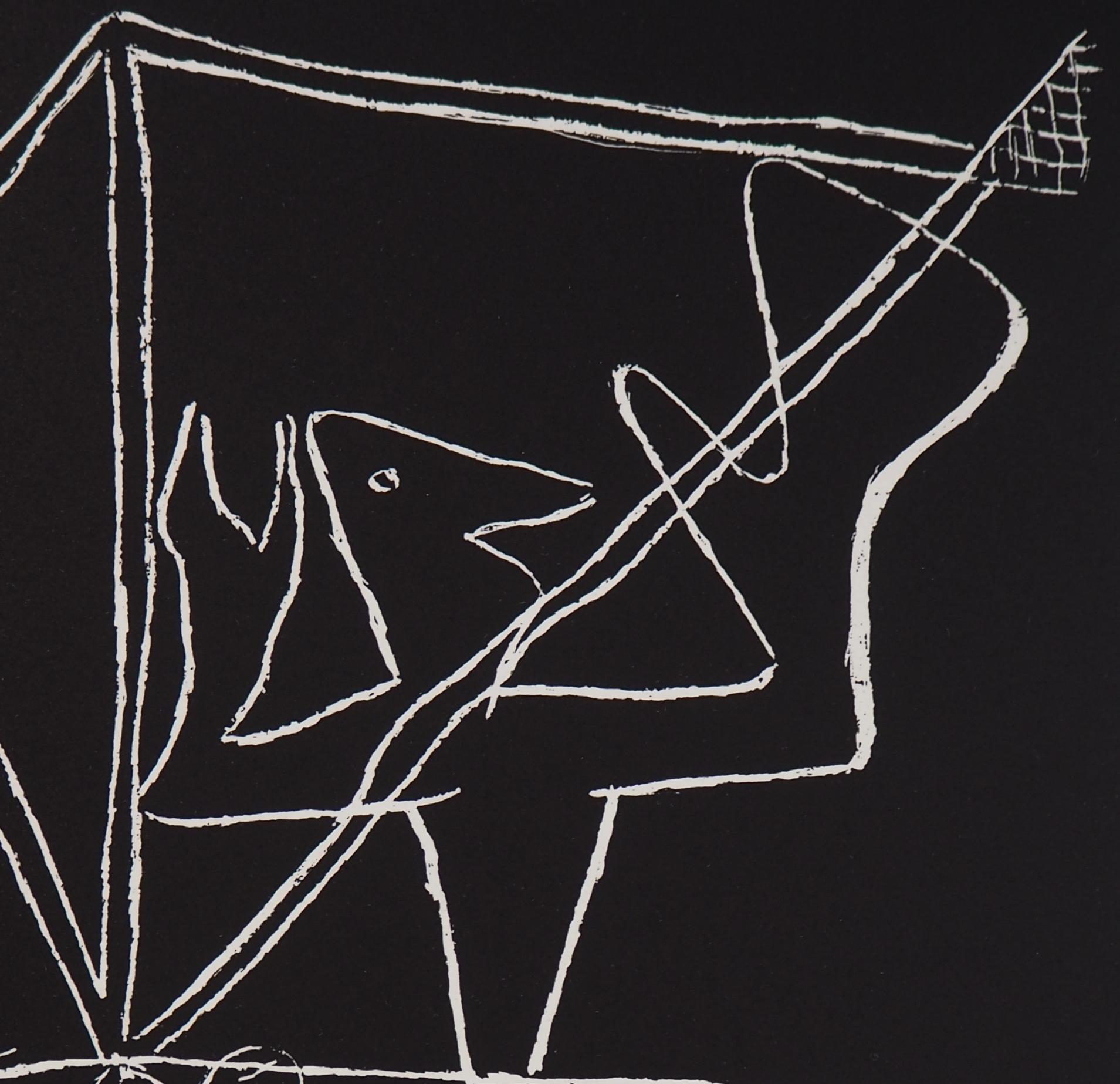 Bull and Surrealist Dream - Original lithograph (Atelier Michel Cassé), 1964 3