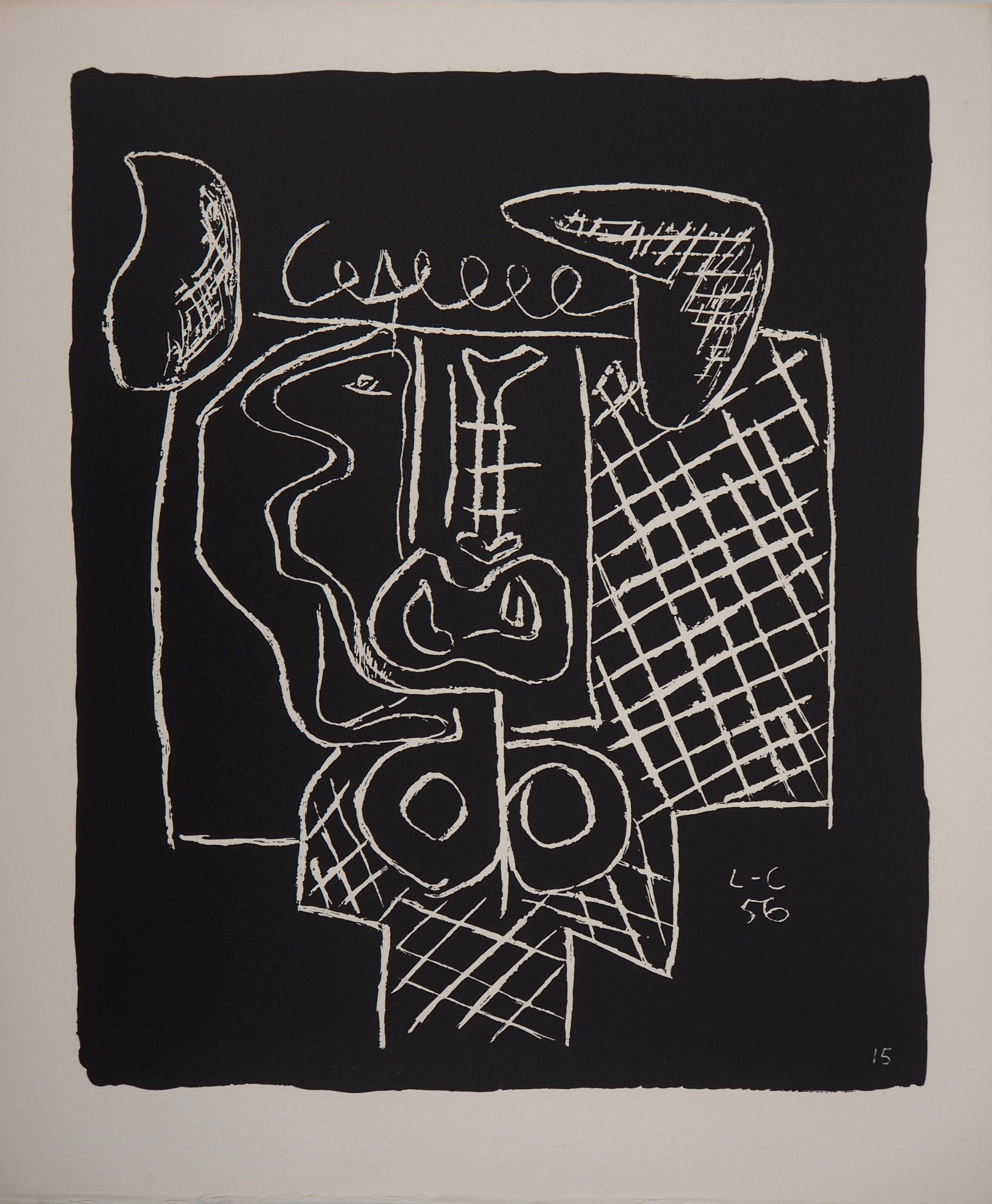 Le Corbusier Figurative Print - Bull - Original lithograph (Atelier Michel Cassé), 1964