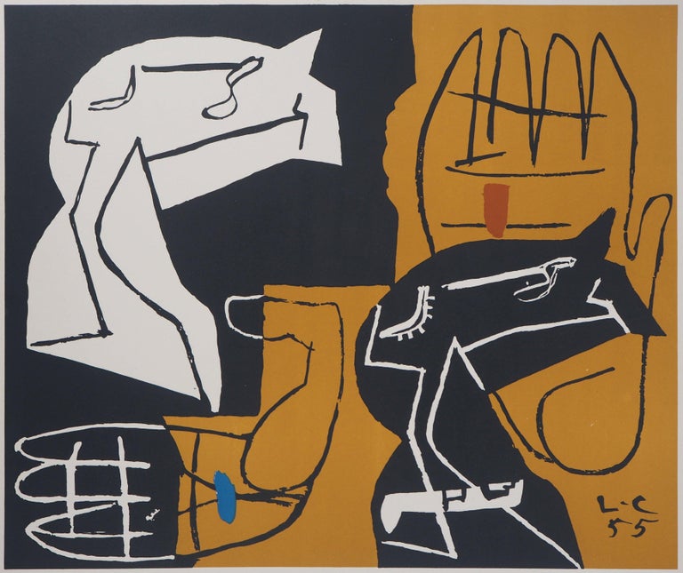Le Corbusier Chandigarh Open Hands Original Lithograph At 1stdibs