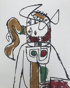Composition with Red Hand for Chandigarh - Original Lithograph