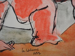 Couple : The Argument - Original Lithograph