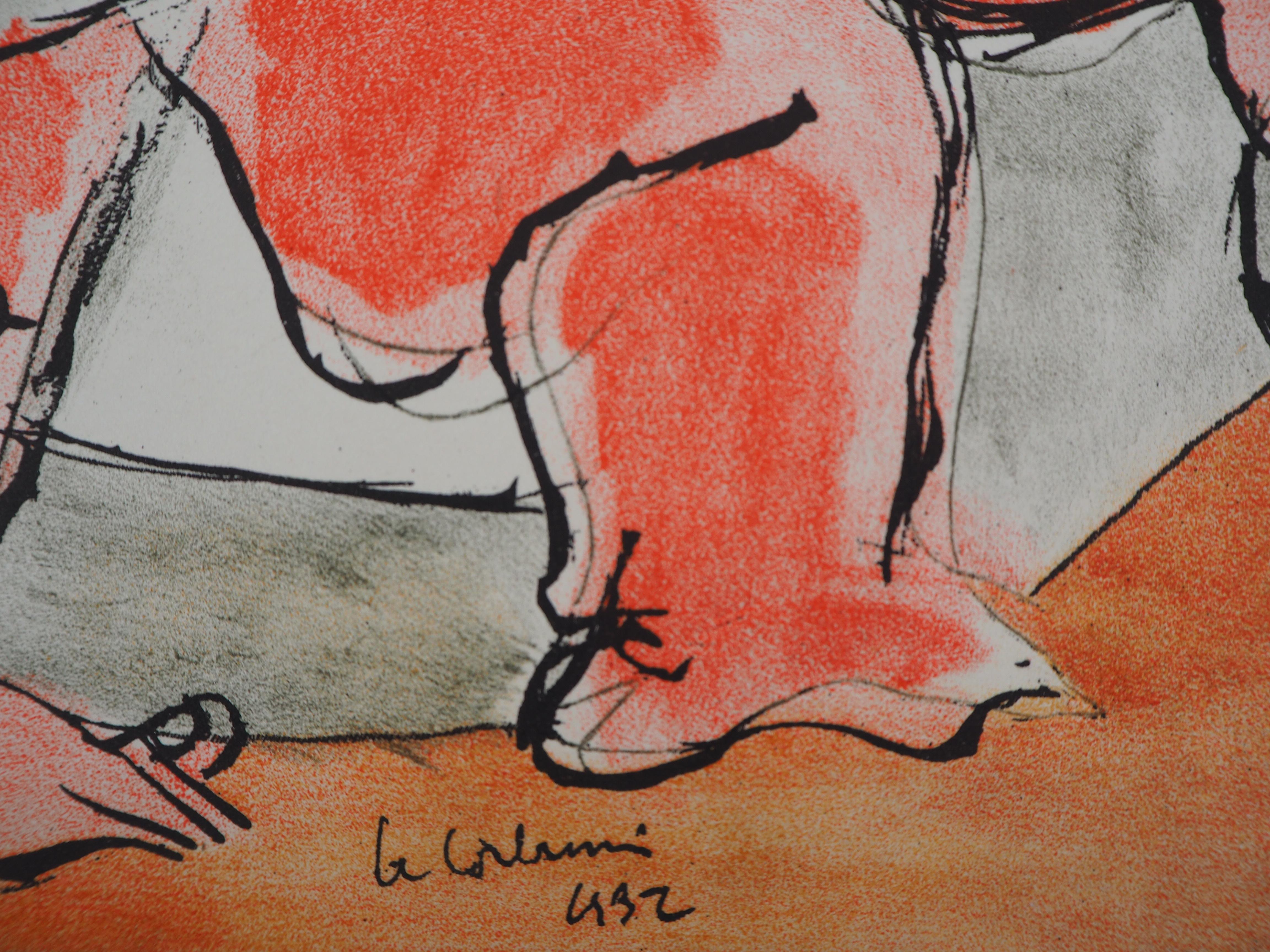 Couple : The Argument - Original Lithograph - Print by Le Corbusier