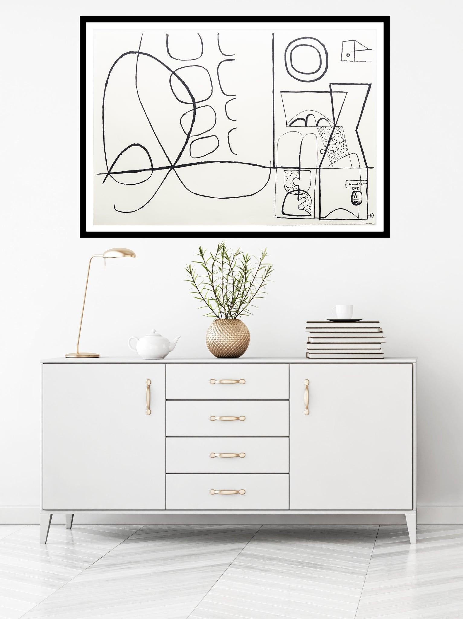 Jeux (B&W) by Le Corbusier, 1962 For Sale 1