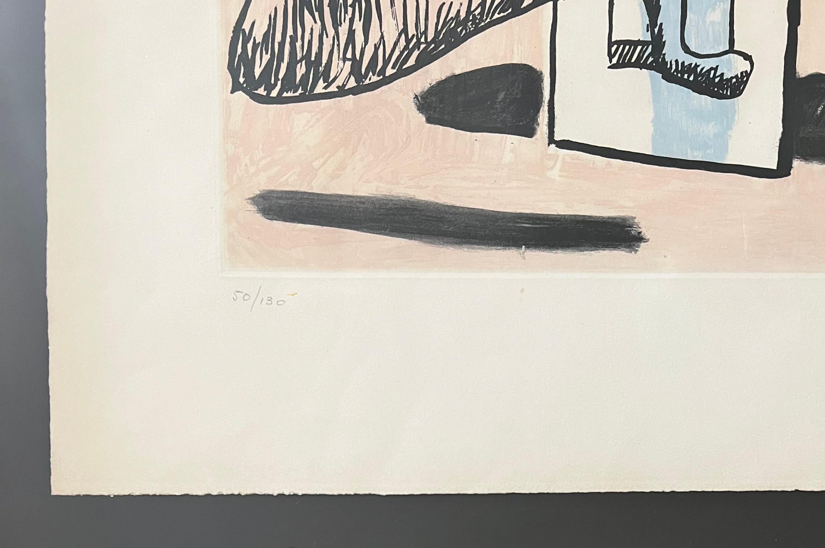 Le Corbusier ( 1887 – 1965 ) – Unité, Planche – hand-signed etching and aquatint 2