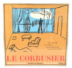 LE CORBUSIER Centre Art et Recherches 1966, Lithographie
